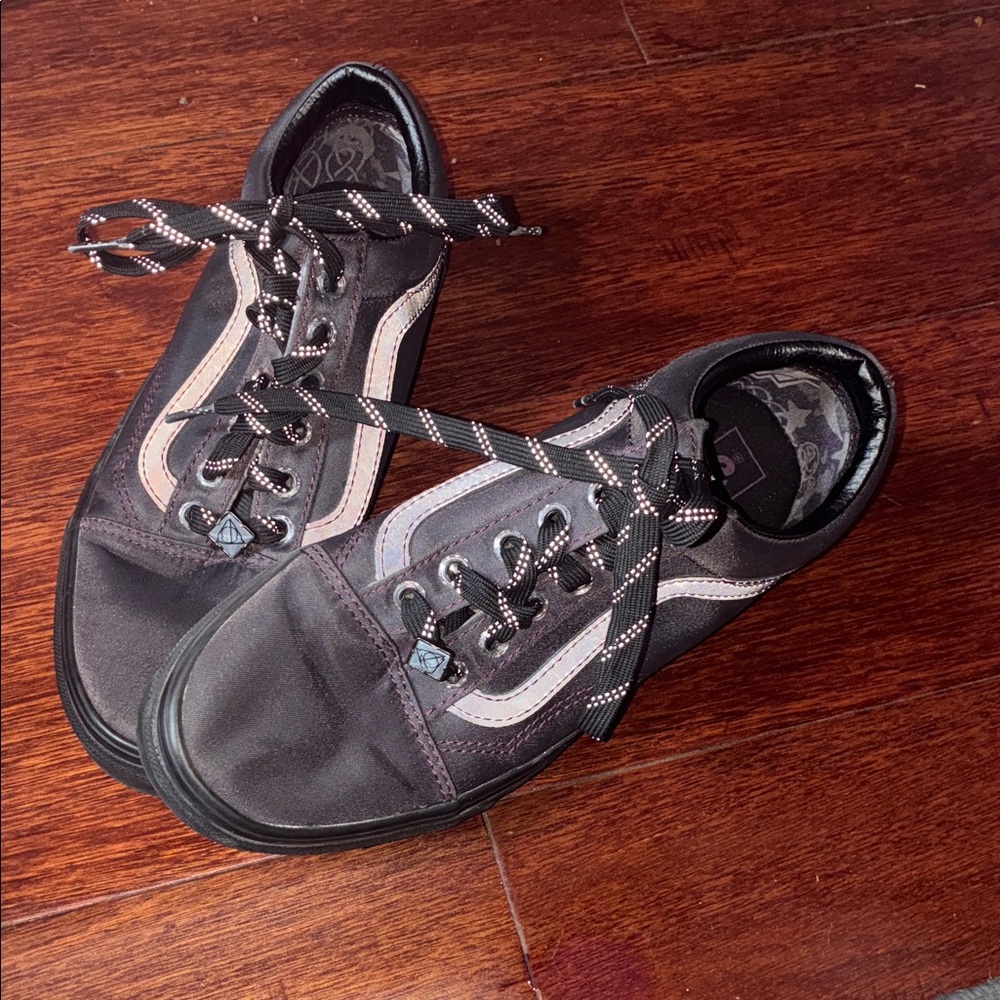 Vans Black and White Athletic Shoes